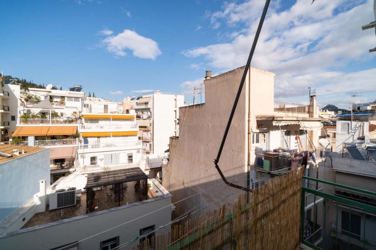 Acropolis View Vintage Style Apartment In Koukaki Athen Exterior foto