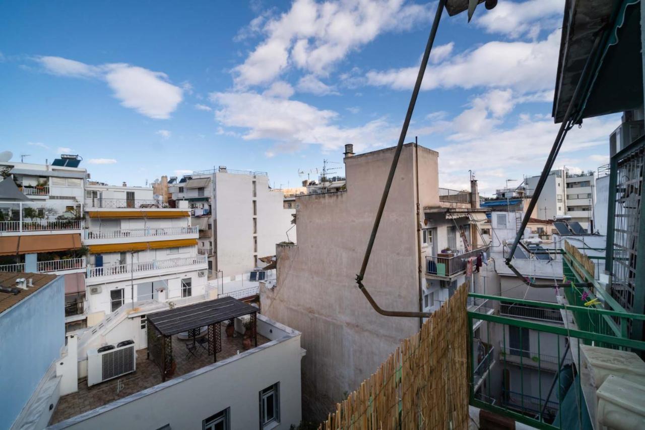 Acropolis View Vintage Style Apartment In Koukaki Athen Exterior foto